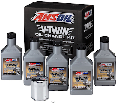  V-Twin Oil Change Kit for Harley Davidson Motorcycle